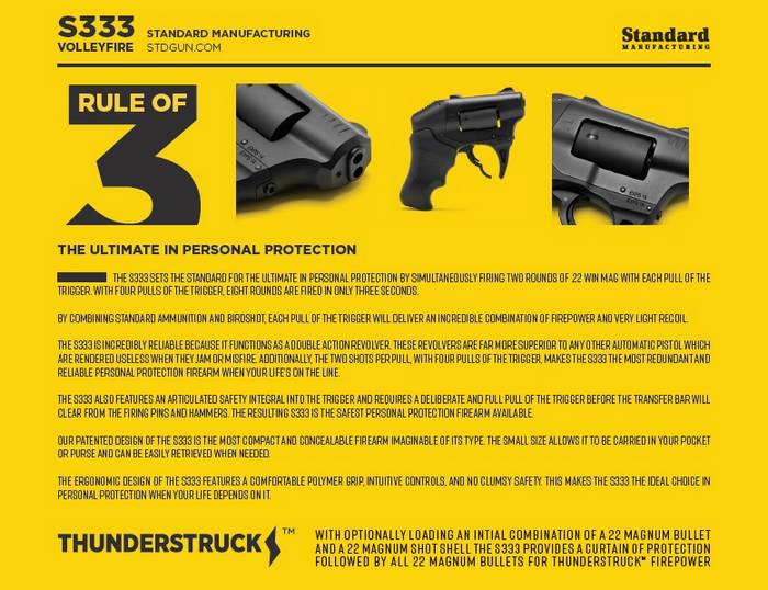 Двоствольний револьвер S333 Thunderstruck