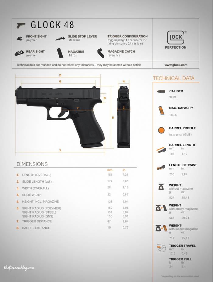 Пістолет Glock 48