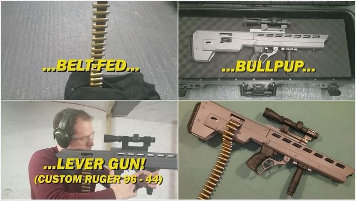  В основі гвинтівки – карабін Ruger 96-44.