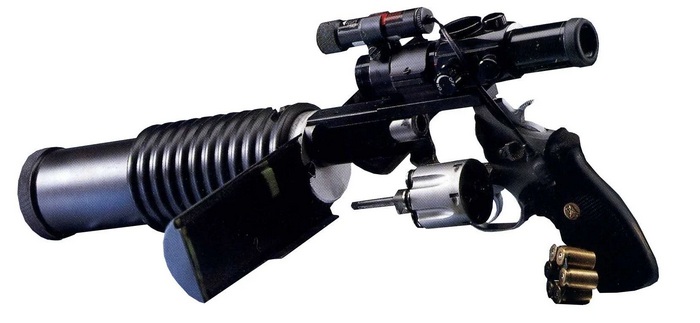 Прототип бесшумного револьвера PSDR III