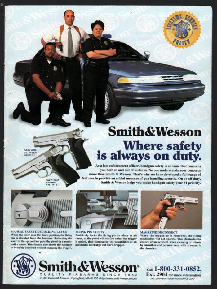Smith & Wesson – безпека завжди на службі.