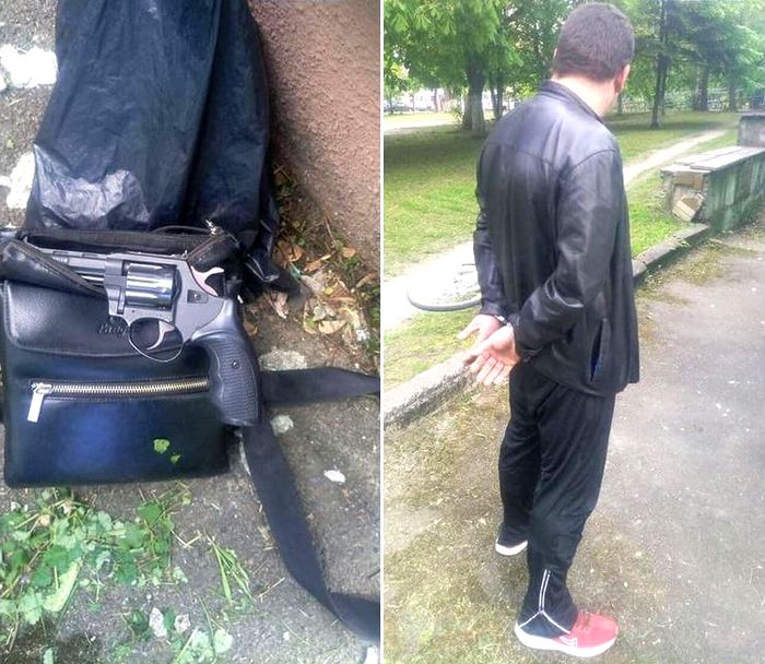 У Києві правоохоронці затримали чоловіка, який вистрілив у водія автобуса.