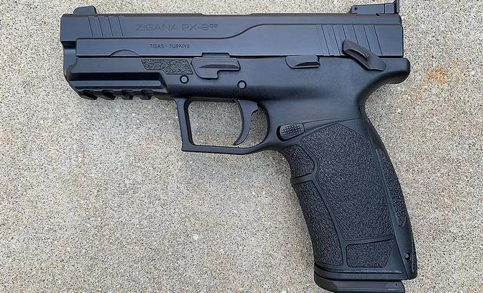 Пістолет Tisas Zigana PX9-G2 також отримав підствольну планку Пікатінні.