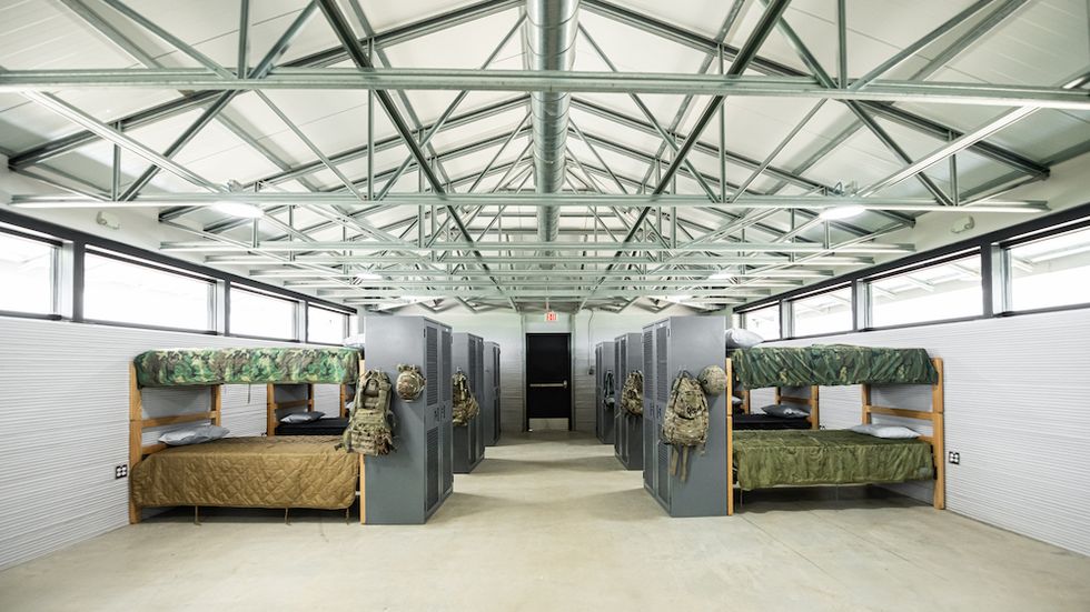 3D-Printed Military Barracks