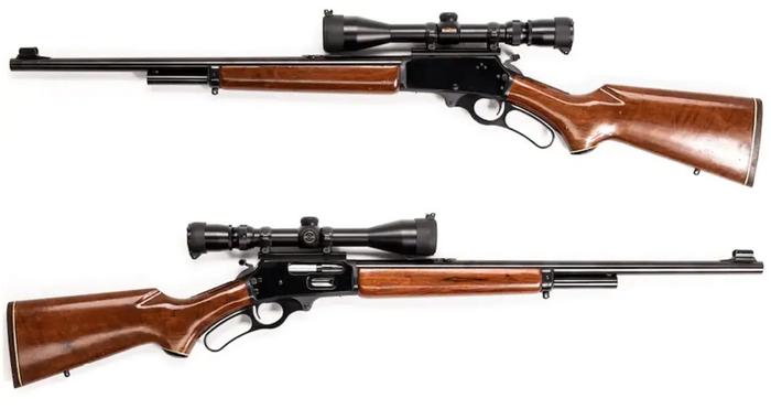 Гвинтівка Marlin 1895, незважаючи на свою назву, була представлена в 1972 р. як варіація моделі 336/444 під набій .45-70 Government.