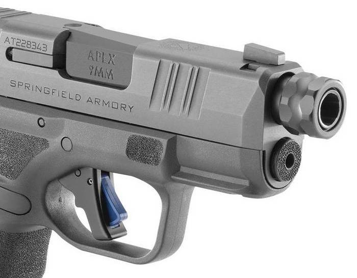 Компанія Apex випустила ствол з різьбою під глушник для пістолета Springfield Armory.