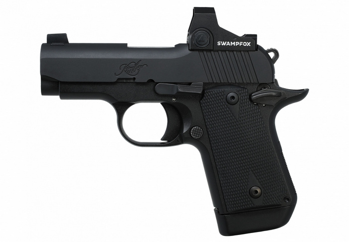 Пістолет Kimber Micro 9 Black OI з коліматорним прицілом.