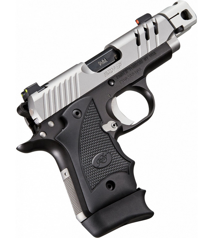 Пістолет Kimber Micro 9 ESV Two Tone с міні-компенсатором.