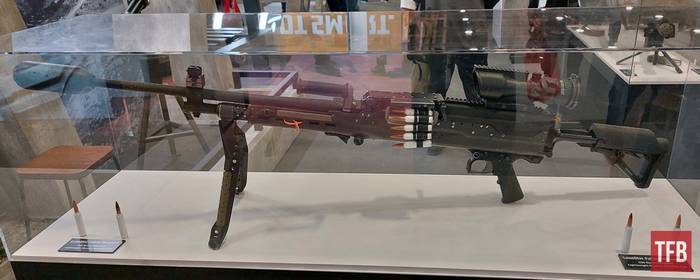 Легкий кулемет LoneStar Future Weapons під набій .338 Norma Magnum, який переробили під набій .338 TVC.
