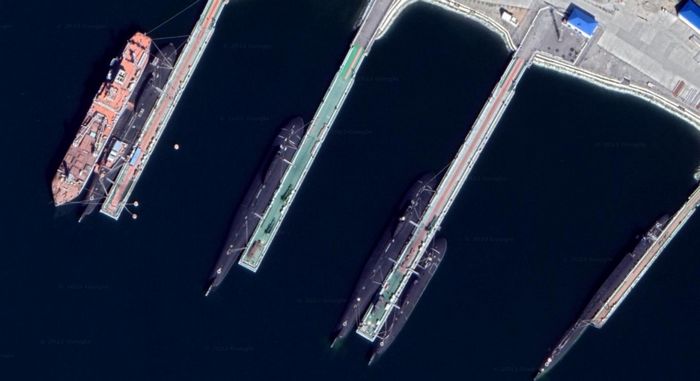 База підводних човнів РФ на Камчатці