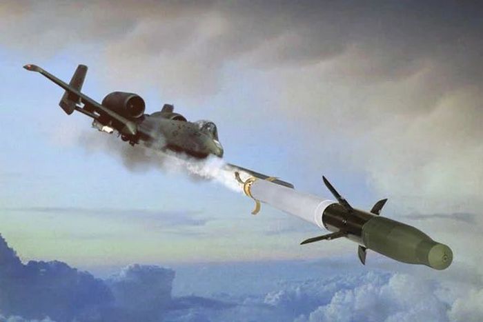 Штурмовик А-10 запускає ракету APKWS, ілюстративне зображення з відкритих джерел