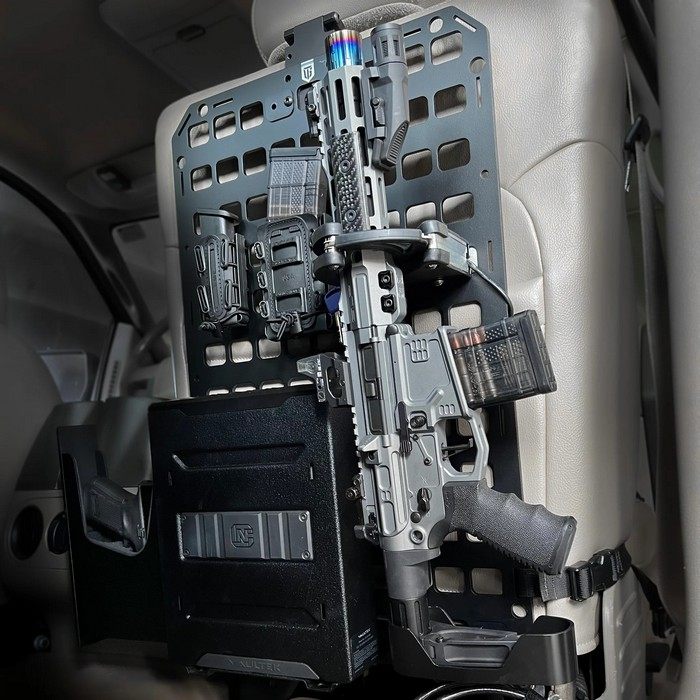 Vehicle Locking Rifle Rack + Pistol Safe RMPX Package
