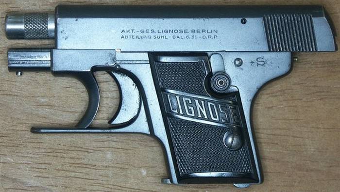 Пристосування Хилевського у пістолеті Lignose