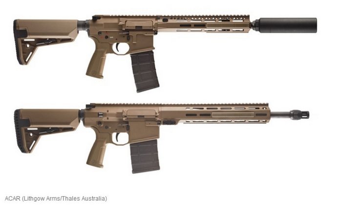 Австралійські шутрмові гвинтівки ACAR 