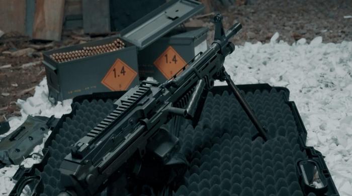 Кулемет PZD 556 бійців із формування «Русский добровольческий корпус», які воюють на боці України.
