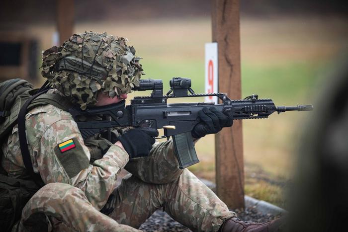   Військовослужбовець збройних сил Литви. Фото з відкритих джерел 