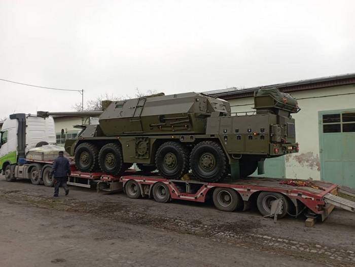 The eighth Zuzana 2 self-propelled artillery system for the Armed Forces of Ukraine, January 2023. Photo credits: Jaro Nad