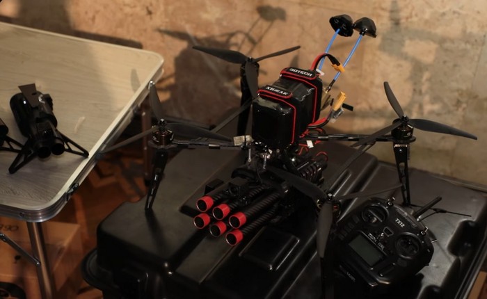 Український FPV-дрон перехоплювач 