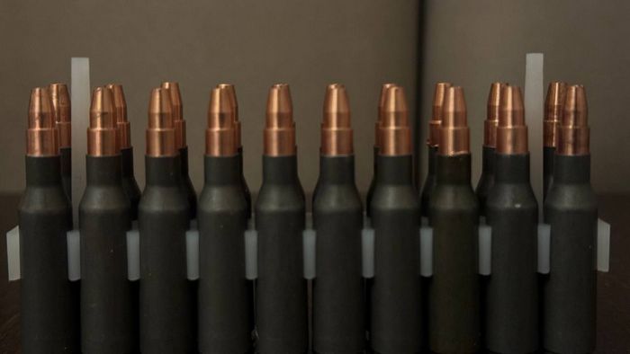  Ймовірно, передсерійна партія російських багатокульних патронів 5,45х39 мм. Фото: росЗМІ.