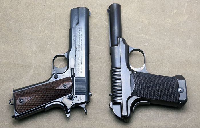 Model 1907 та М1911 були занадто різні