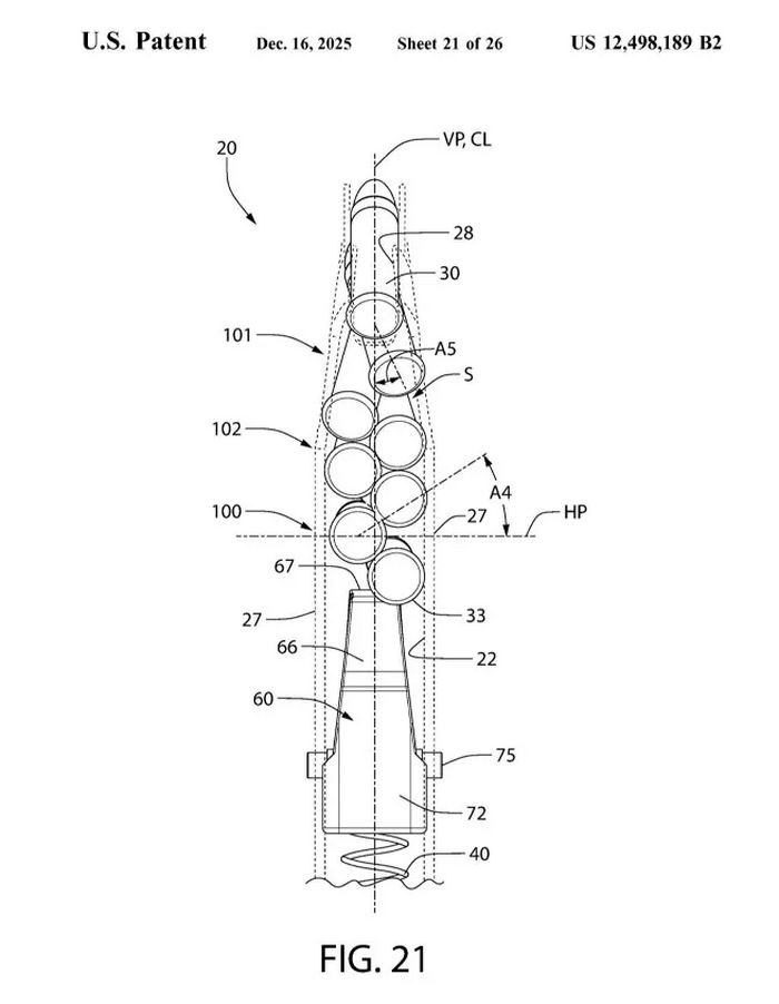 Double Stack .22LR Magazine Patent