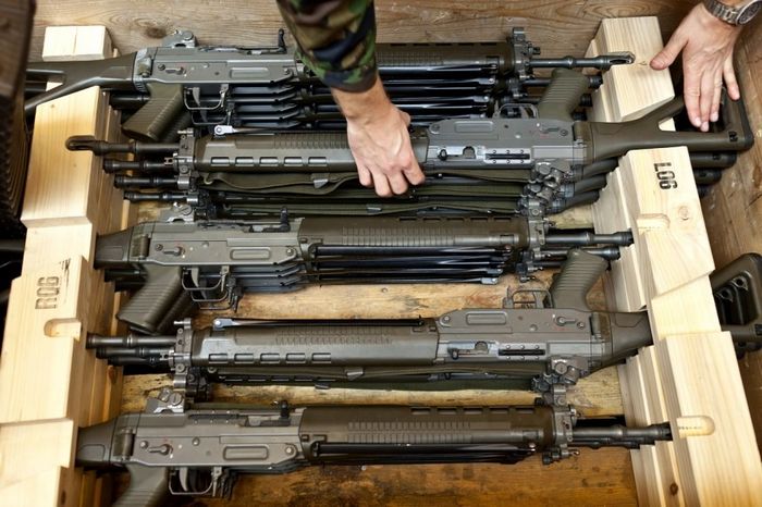 Швейцарські гвинтівки SIG 550. 