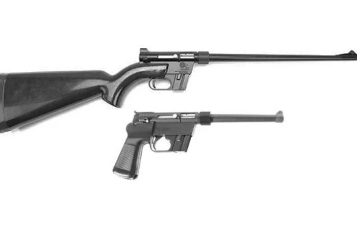 Гвинтівка та пістолет