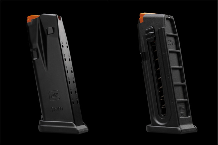 Нові магазини на 15 набоїв для пістолетів Glock 43X, Glock 48 та Glock 44 (.22 LR, праворуч)