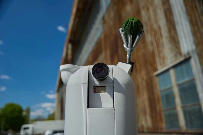  Автономна система боротьби з FPV-дронами Scan Horizon компанії Postup Solutions з сіткометом компанії Ptashka Drones. Травень 2026. Київ, Україна. Джерело: Postup Solutions