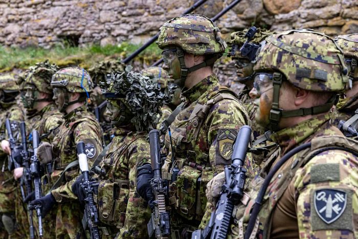 Фінальний марш-кидок курсу молодших офіцерів батальйону тилового забезпечення, 27.05.2026 Фото: Сили оборони Естонії
